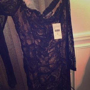 NWT lace off shoulder dress